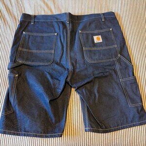 Men's Carhartt WIP Ruck Single Knee Short, Denim Size 38